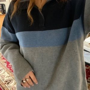 gap quarter zip crewneck